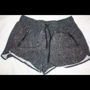 Black and White Workout Shorts